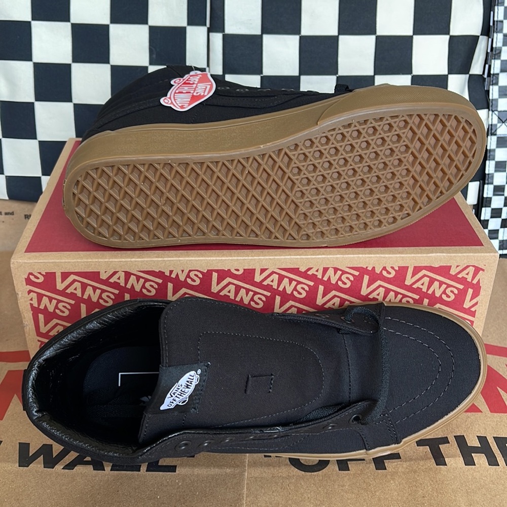 Vans WMNS Sk8-Hi Reissue Canvas Gum Black/Light Gum sneakers - Picture 5 of 16